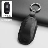 Car Smart Key Case Cover For LM Zhiji L7 Ls7 L6 Ls6 Pu Car Key Cover Protector Keychain