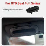 Leather Blue Sunglasses Box Case Car Accessories OEM ABS Black