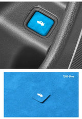 For Honda Accord 10th Gen Facelift & INSPIRE (2021-2022) Made of Alcantara Car Trunk Button Knob Trim Sticker