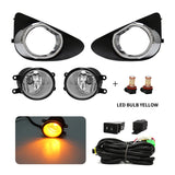 Fog Light DRL Waterproof for Toyota Yaris 2012-2014 Car Interior Accessory OEM