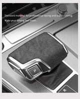 For Audi A6 A7 (2019-2025) Sport Gear Shift Knob Cover Boot Trim Sticker Made of Alcantara Car Interior Accessory OEM