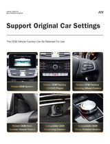 Wireless CarPlay Android Auto Display for Mercedes-Benz CLS