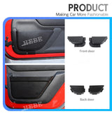 Door Storage Mesh 4-Piece Set for Jeep Wrangler JK 2011-2017