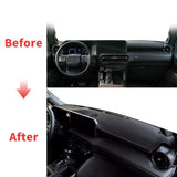Custom Leather Dashboard Cover for Toyota Land Cruiser 2024–2026 Dashboard Mat CATUSIKI