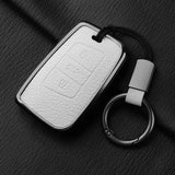 Metal and Leather Car Key Case Cover for VW Volkswagen Passat B8 CC Arteon Magotan GTE Skoda Fabia Superb A7 Kodiaq