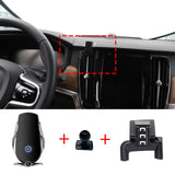 Smart Wireless Fast Charging Phone Mount for Volvo S90 V90 2016–2025