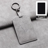 Car Remote Key Case Cover For Leapmotor C16 B01 C10 C11 Sheep Suede Car Key NFC Card Protector Shell Kychain Holder Accessories