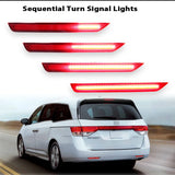 LED Bumper Reflector Lights for Honda Odyssey LED Ambient Light iJDM