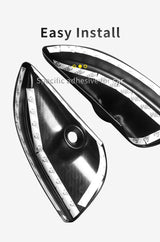 Carbon Fiber A-Pillar Cover Trim for Smart Fortwo