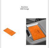 For BMW X3 G45 (2025-) Car Rear Seats Armrest Box Charging Panel Mat Trim Stickers Made of Alcantara Tuning Interior Accessories