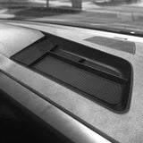 Dashboard Storage Box ABS for Volkswagen Taos 2022-2024 Car Display Screen Rear Tray Organizer Accessories Tidying Black Car