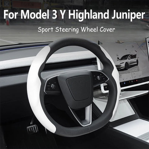 For Tesla Model 3 Y Highland Juniper Car Steering Wheel Cover Steering Wheel Accessory OEM