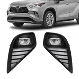 DRL Fog Light Dual Colors for Toyota Highlander 2021-2022 Car Interior Accessory MAGIC COLORM