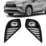 DRL Fog Light Dual Colors for Toyota Highlander 2021-2022
