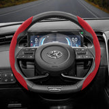 Suede Steering Wheel Cover for Hyundai Tucson & Kona