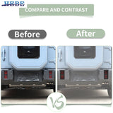 Fog Lamp Cover Iron for Jetour Traveler T2 2023+ Protective Frames HEBE