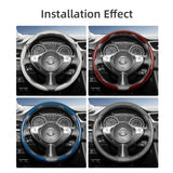 Carbon Fiber Steering Wheel Cover for Nissan Models Car Interior Accessory Hocasen