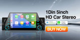 5 Inch MP5 Stereo with CarPlay for Universal Cars Android Head Unit AKAMATE