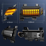 For Jeep Wrangler JL Sport 2018 2019 2020 LED Car Fender Side Marker Turn Signal Light DRL Daytime Running Lamp LED Turn Sign