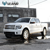 LED Projector Headlights Black for Ford F150 2009-2014 LED Headlight Vland