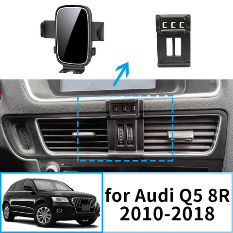 Wireless Charging Phone Mount for Audi Q5 8R 2010–2018 Car Phone Holder CATUSIKI