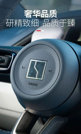 Car Steering Wheel Emblem Suede Decoration Sticker for Zeekr 001 21-25 Interior Modification Accessories