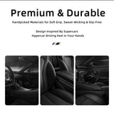 Sports Suede Steering Wheel Cover for Dacia Sandero Car Interior Accessory Hocasen