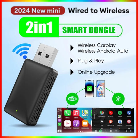 Wireless CarPlay and Android Auto Adapter for Universal Cars CarPlay Adapter OEM