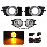 LED Fog Lights High Visibility for Toyota Wish 2009-2012 Car Interior Accessory MAGIC COLORM LED Yellow