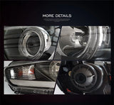 Projector Headlights with Angle Eyes for Lancer Evo X