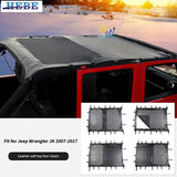 Soft Top Sunshade Heat Insulation for Jeep JK Car Interior Accessory HEBE