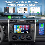 9-Inch Android 15 Navigation System for Toyota FJ Cruiser Android Head Unit RSNAVI