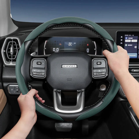 GWM Haval Breathable Leather Steering Wheel Cover Car Interior Accessory Hocasen
