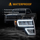LED Reflection Bowl Headlights for Ford F-150 2009-2014