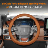 Lincoln Ultra-Thin Leather Steering Cover