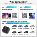 CarPlay Adapter Wireless Conversion for Universal Car