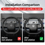 Breathable Wheel Cover Carbon Fiber for Leapmotor T03 Car Interior Accessory Hocasen