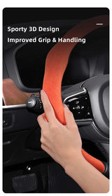 Premium Suede Snap-On Steering Wheel Cover for Volvo