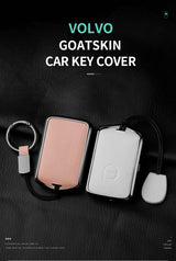 Metal and Leather Car Key Case Cover for Volvo XC40 XC60 S90 XC90 V90 2017 2018 Accessories Car Accessory NONE