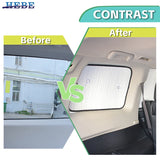 Aluminum Sunshade Visor for Mitsubishi Pajero 2007-2021 Car Interior Accessory HEBE