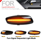 Dynamic LED Side Marker Light for Peugeot/Citroen Car Interior Accessory iJDM