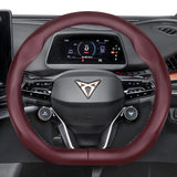 Ultra-Thin Breathable Leather Wheel Cover for Cupra