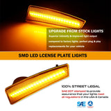 Amber/White Side Marker Lights for Jeep Liberty 08-12 Car Interior Accessory iJDM