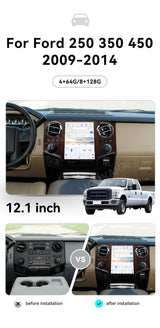 12.1-inch Android 13 Multimedia Stereo for Ford F250 F350 F450 Android Head Unit Aotsr