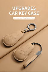 Leather Car Remote Key Case Cover For Voyah Dream PHEV 2024 Car Interior Accessory OEM