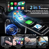 2IN1 Wireless CarPlay Adapter for Universal Vehicle CarPlay Adapter AKAMATE