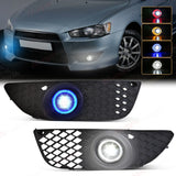 LED Fog Lamps with Angel Eyes Rings for Mitsubishi LED Ambient Light OEM