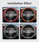 Breathable Wavy Steering Cover for Perodua Myvi Axia