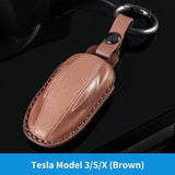 Leather Key Protector Cover for Tesla Model 3