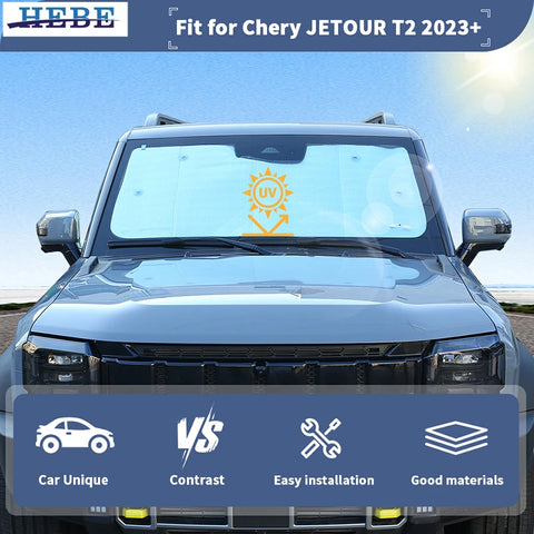 Window Glass Sunshade Visors for Chery Jetour T2 Car Interior Accessory HEBE